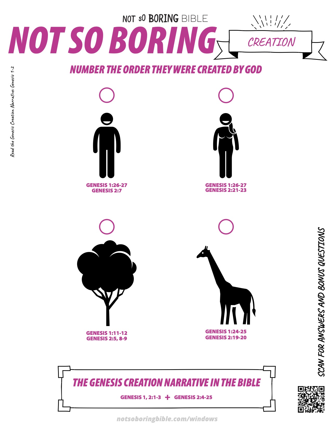 Creation Not So Boring Bible